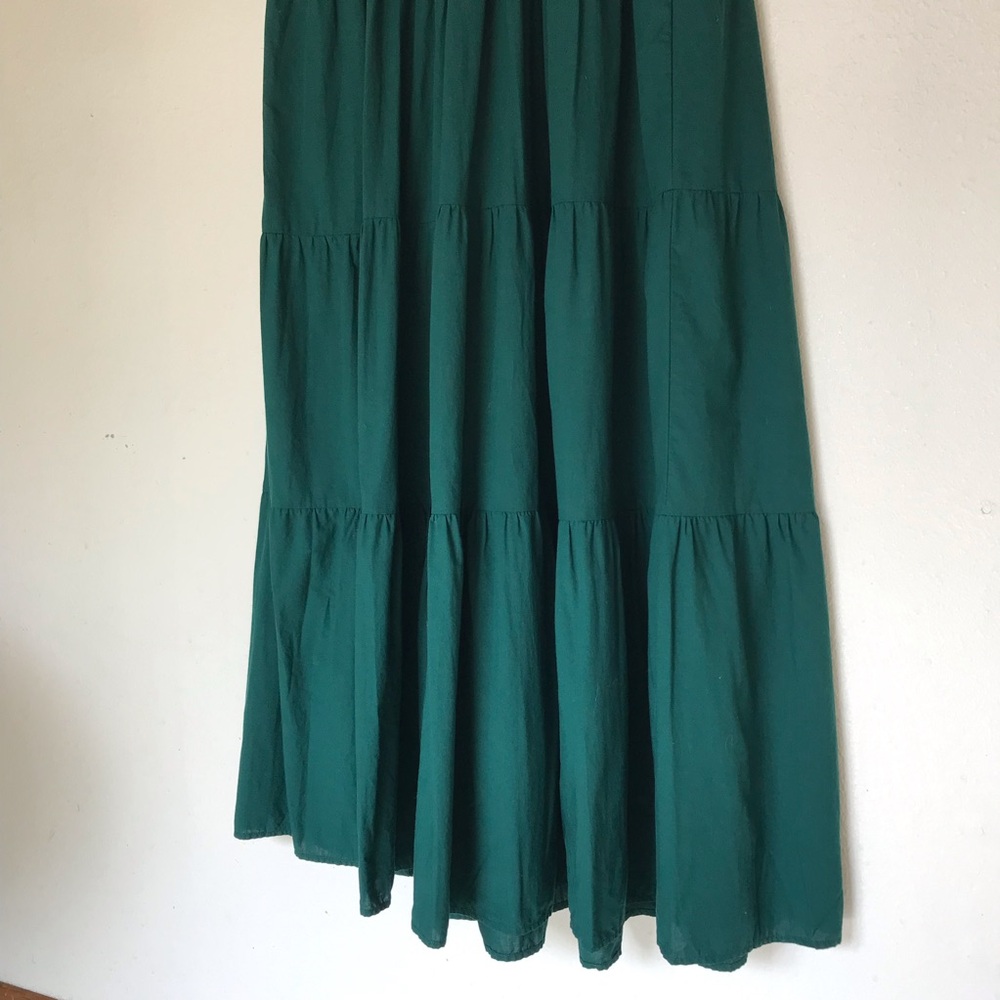 Forest Witch Green Sleeveless Maxi Dress - Picture 3 of 13